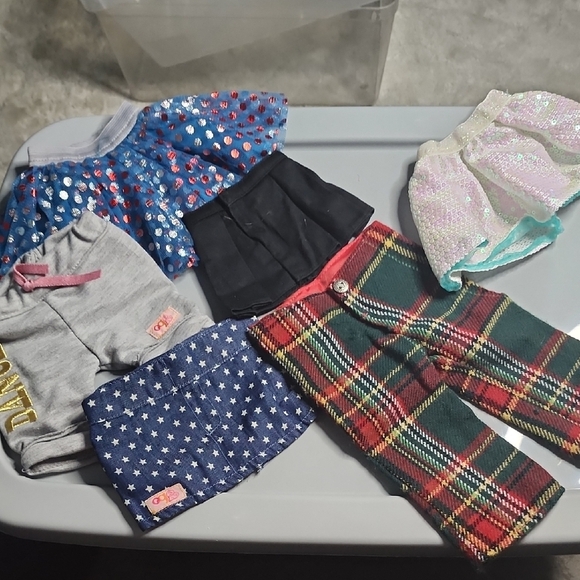 Source Unknown Other - 18in doll Colorful Doll Clothing Set